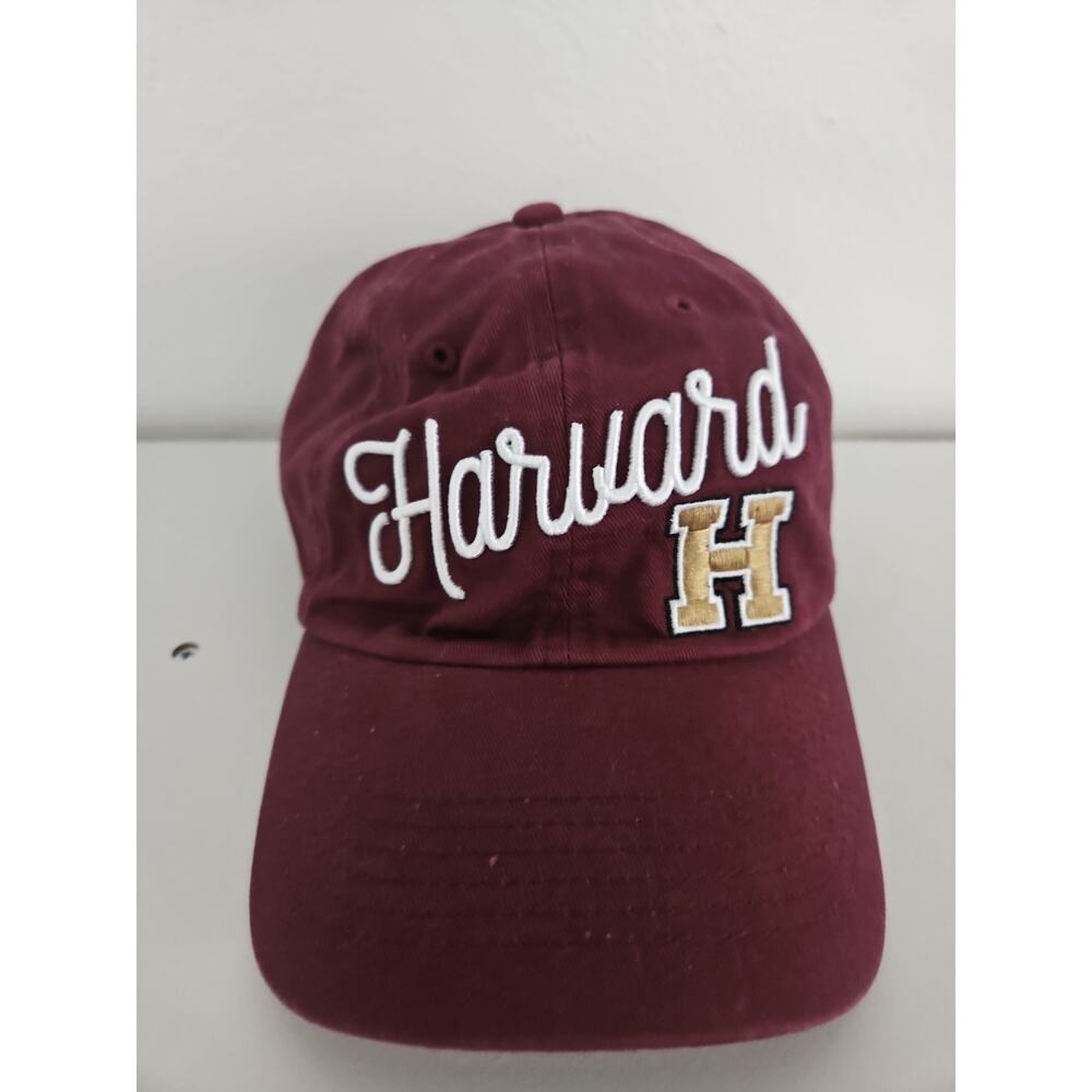 47 Brand Harvard Crimson Women’s Dad Hat Maroon Adjustable Strapback - Picture 2 of 7
